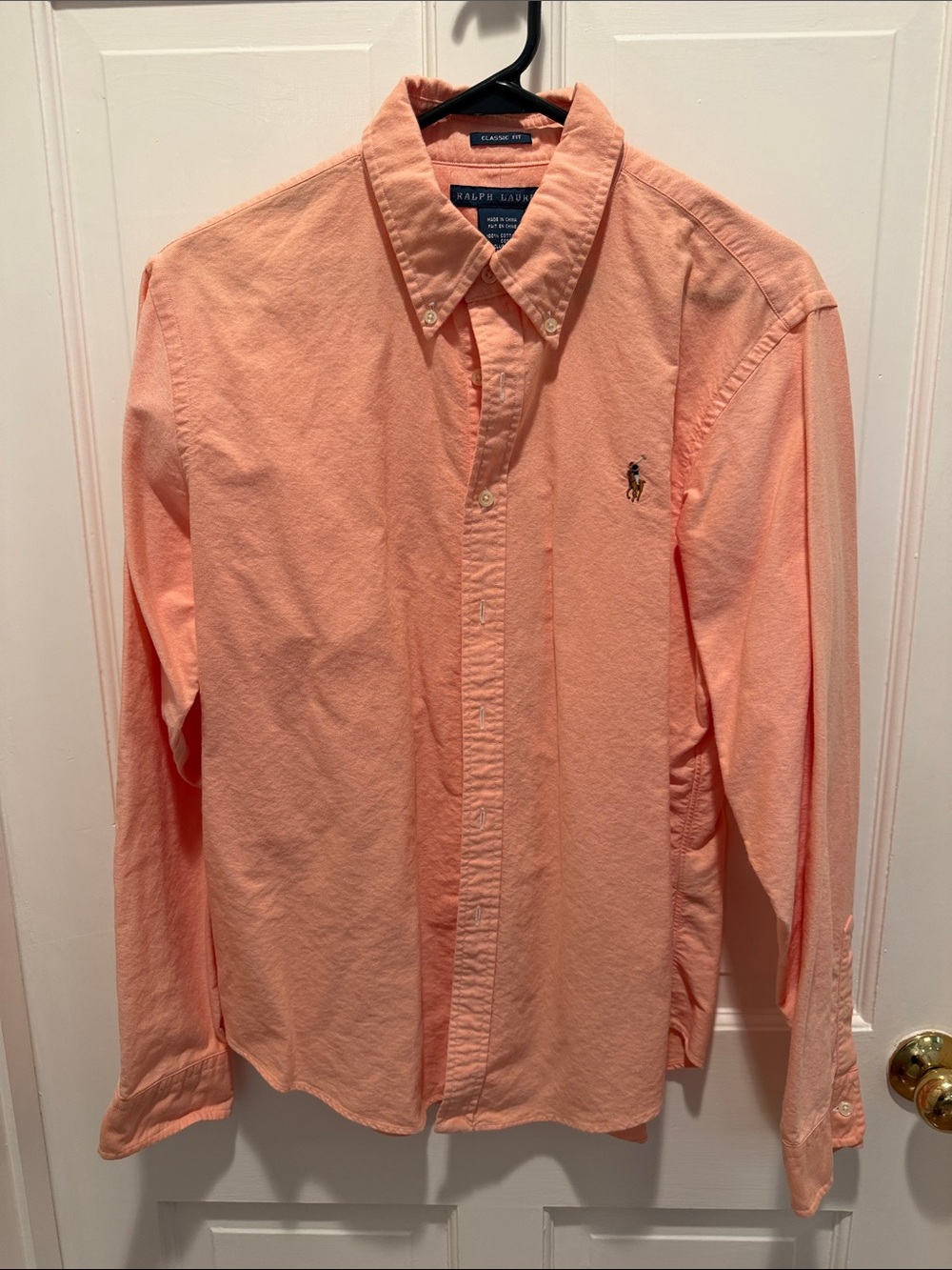 Ralph Lauren Coral Button-Down Shirt